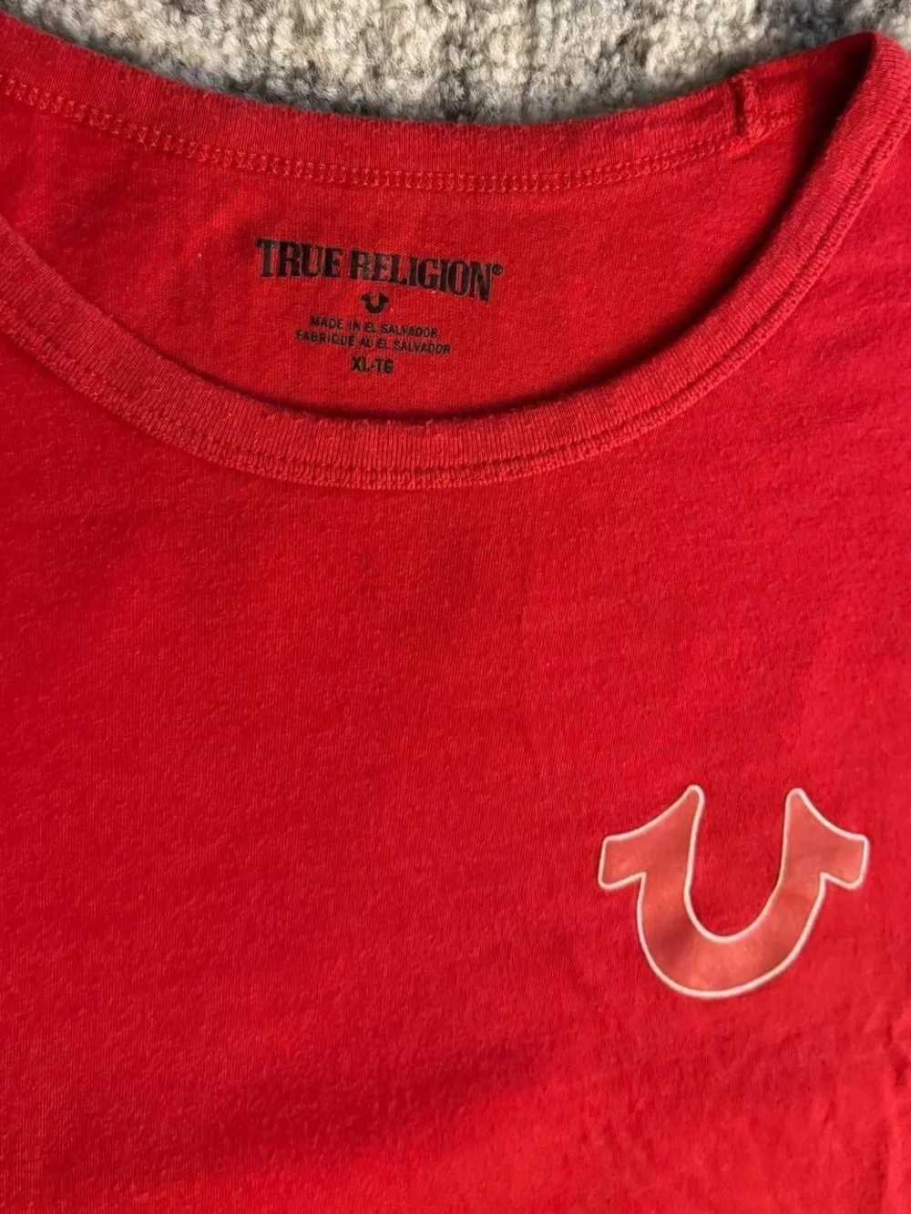 True Religion Red Tee Shirt Size XL